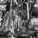 tools, knives, wrenches, drills, cutting tools, metal, assorted, assorted tools, assortment, black and white, monochrome, tools, tools, tools, tools, tools